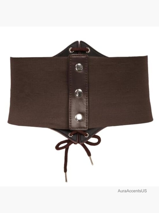 Lace-up Cinch Belt Corset Elastic Waist Belt Renaissance main image 4